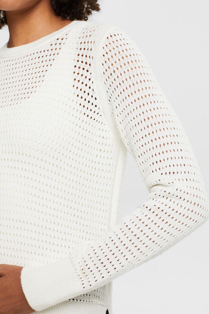 Jersey de malla, OFF WHITE, detail image number 3