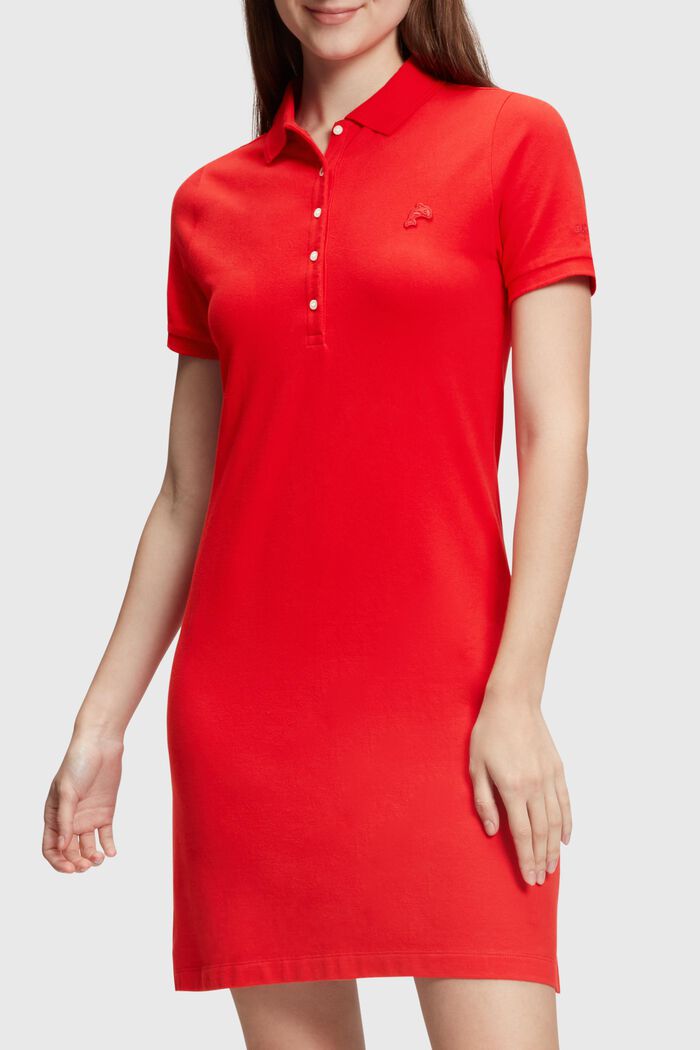 Vestido tipo polo Dolphin Tennis Club Classic, RED, detail image number 0