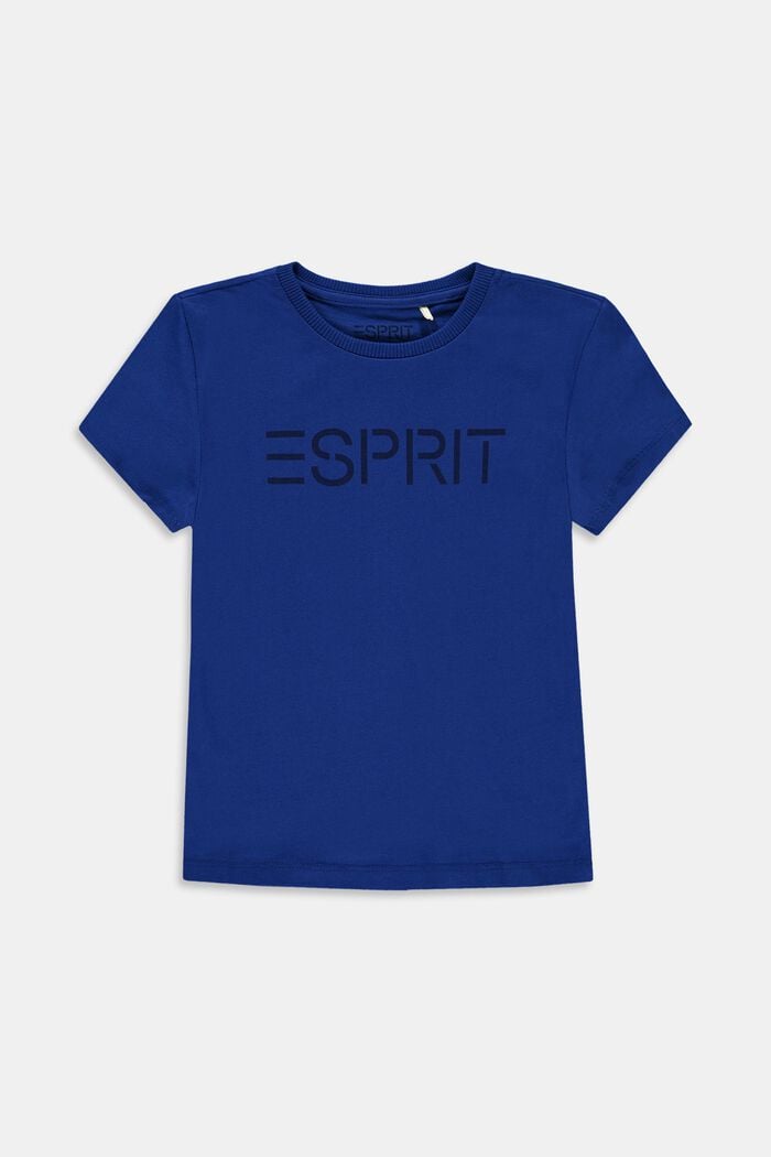 Camiseta con el logotipo en 100% algodón, BRIGHT BLUE, overview