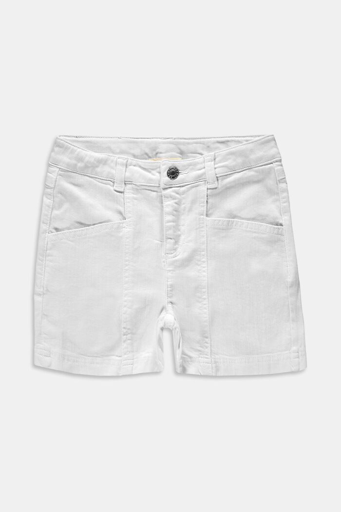 Reciclados: shorts con cintura ajustable, WHITE, detail image number 0
