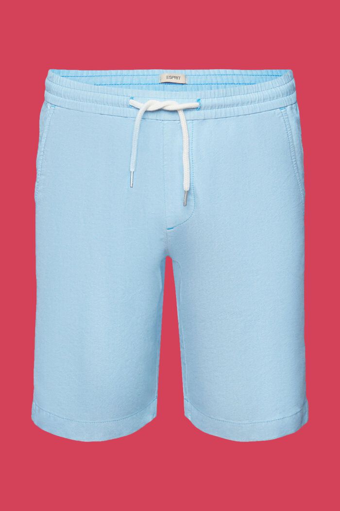 Pantalón corto de sarga, 100% algodón, DARK TURQUOISE, detail image number 6