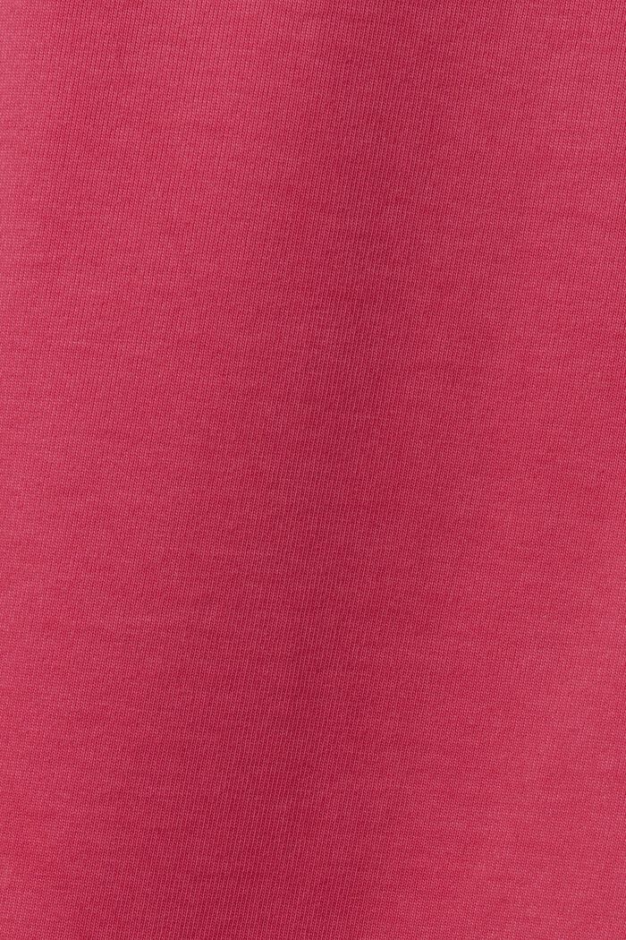 Camiseta unisex en jersey de algodón con logotipo, PINK FUCHSIA, detail image number 5