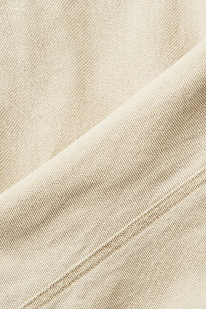 Pantalón chino de corte recto en algodón pesado, SAND, detail image number 5