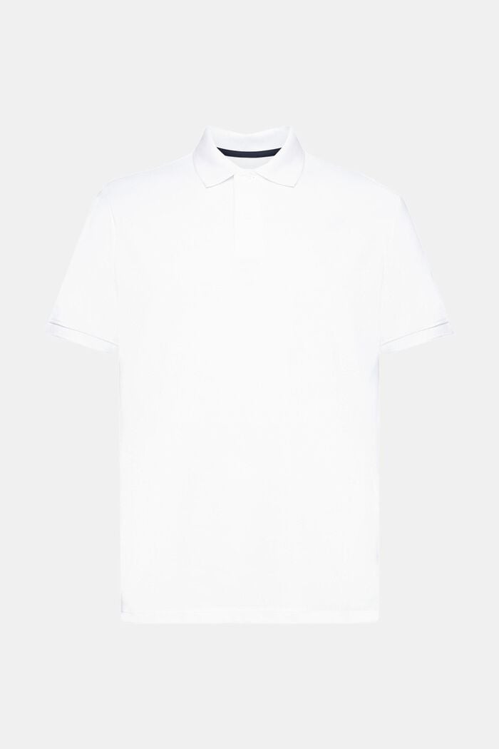 Polo slim fit, WHITE, detail image number 6