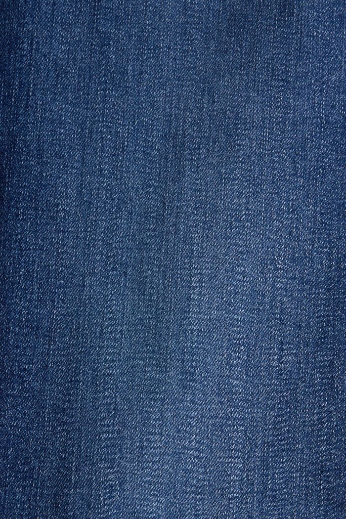 Vaqueros elásticos en algodón ecológico, BLUE MEDIUM WASHED, detail image number 4