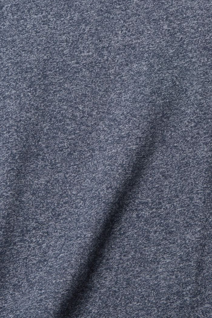 Reciclada: camiseta de jersey jaspeada, NAVY, detail image number 1