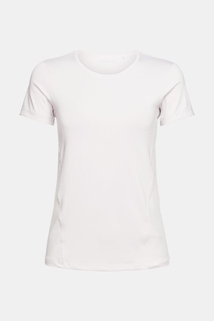 Reciclada: camiseta con abertura en la espalda, LAVENDER, detail image number 6