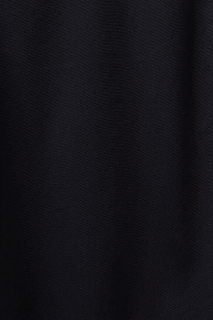 Pantalón cargo de sarga con corte Straight, BLACK, detail image number 5