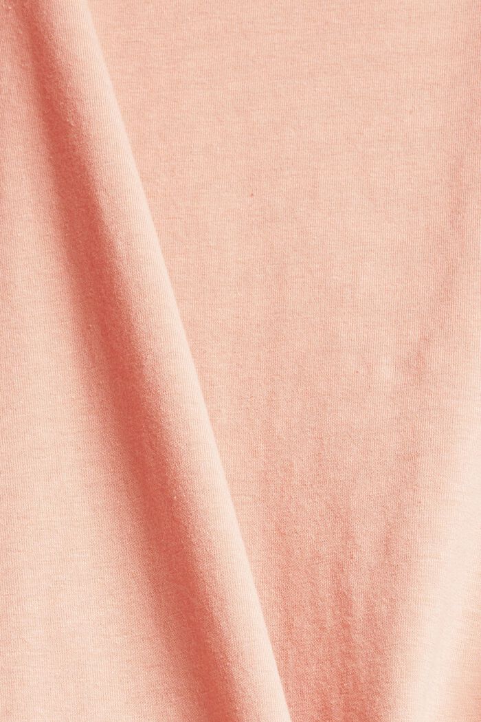 Camiseta de algodón ecológico sin mangas, DUSTY NUDE, detail image number 1