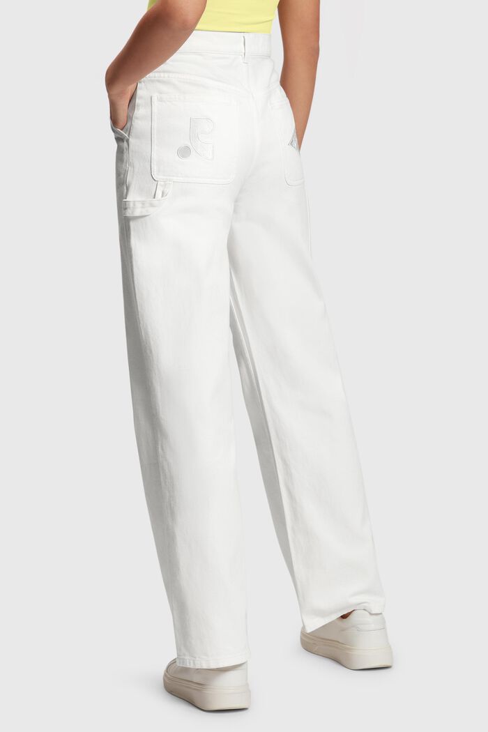 Pantalones cargo, WHITE, detail image number 1