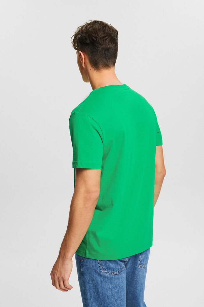 Camiseta de jersey con cuello redondo, NEW GREEN, detail image number 2