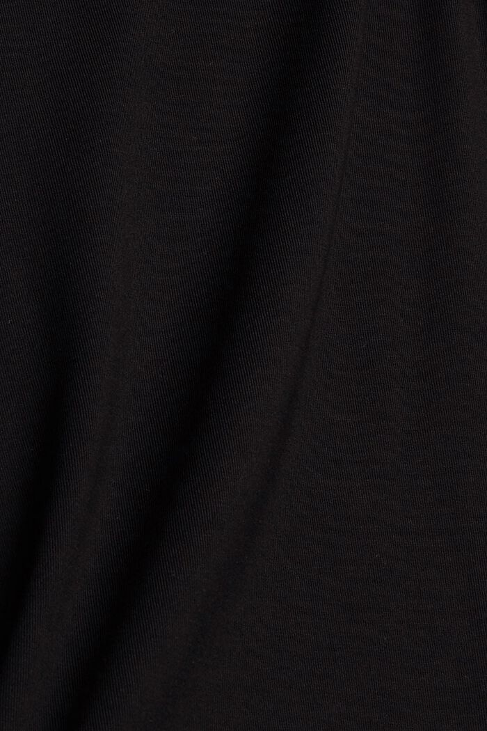 Top elástico con bandas de satén, BLACK, detail image number 4