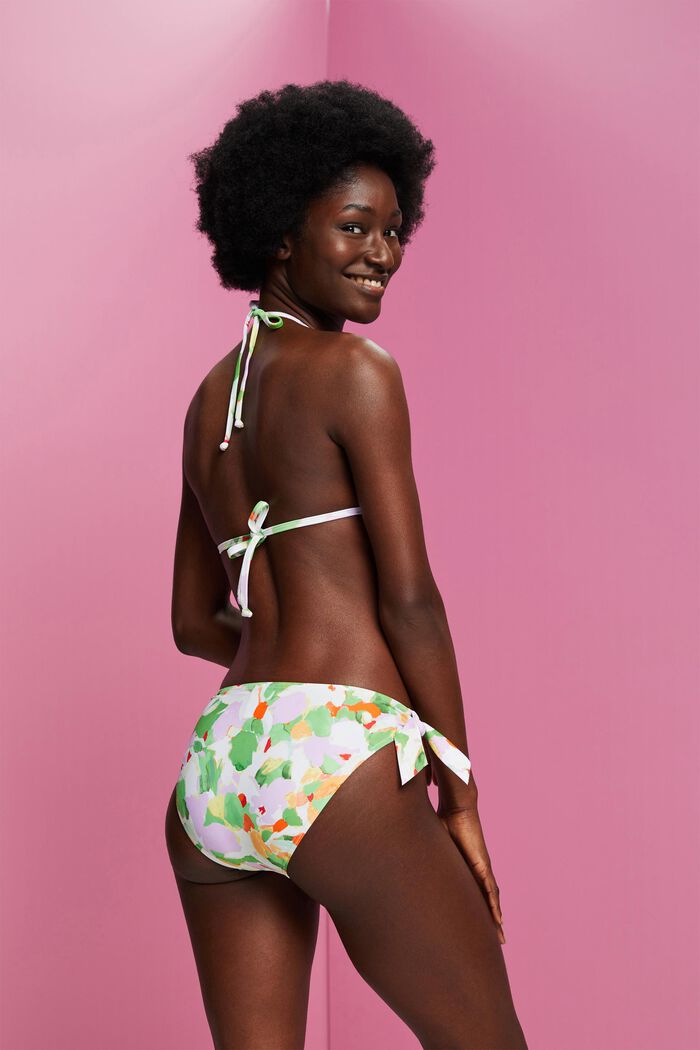Braguita de bikini con lazadas, GREEN, detail image number 2