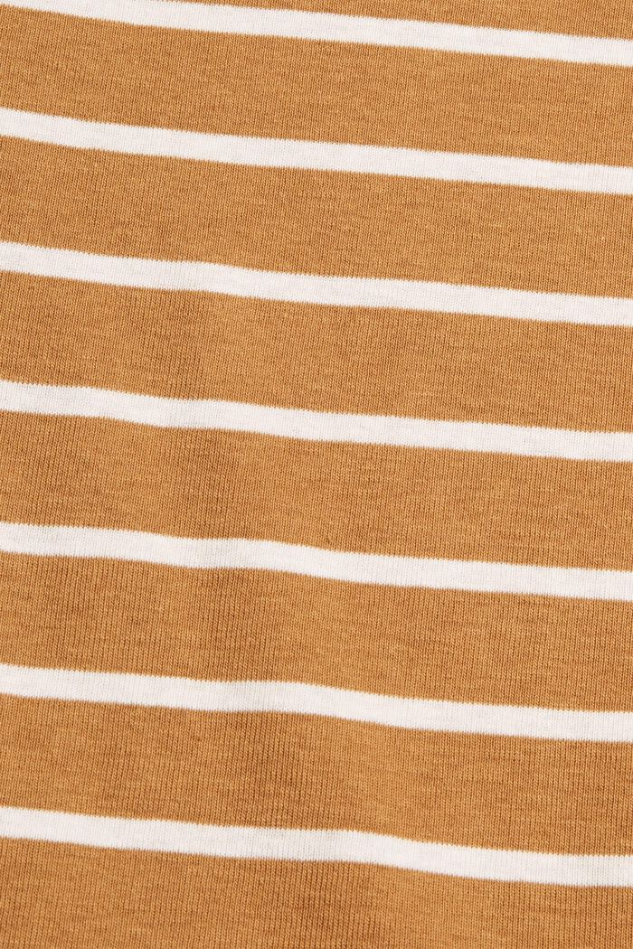 Camiseta de manga larga en algodón ecológico, CAMEL, detail image number 4