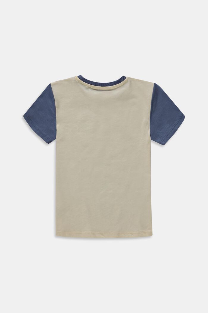 Camiseta con estampado, 100% algodón, CREAM BEIGE, detail image number 1