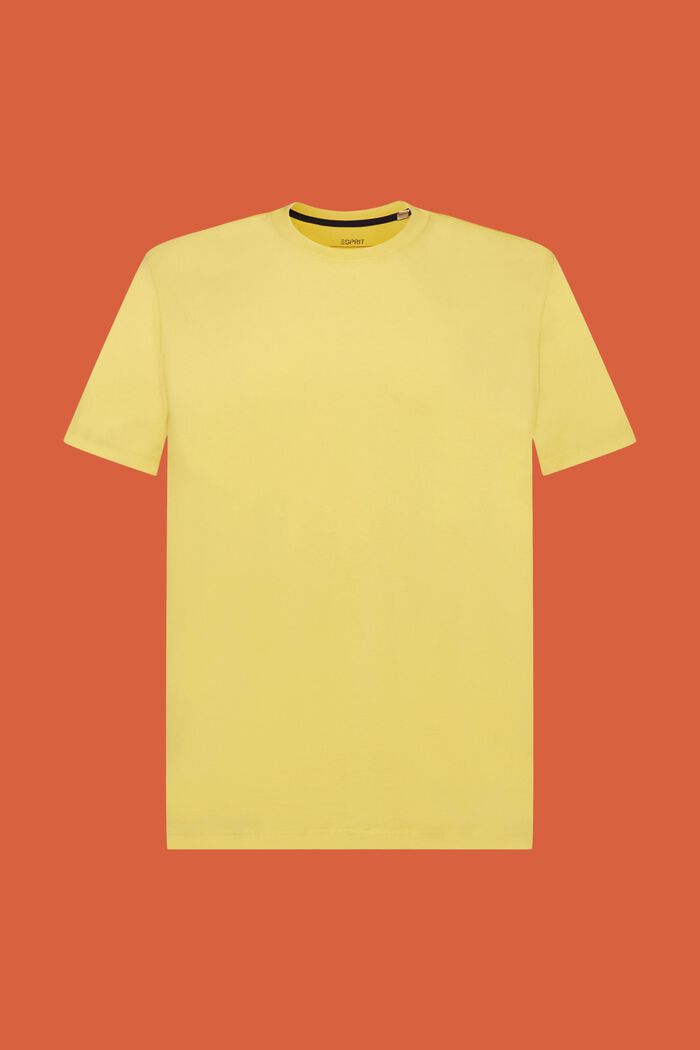 Camiseta de tejido jersey teñido, 100 % algodón, DUSTY YELLOW, detail image number 6