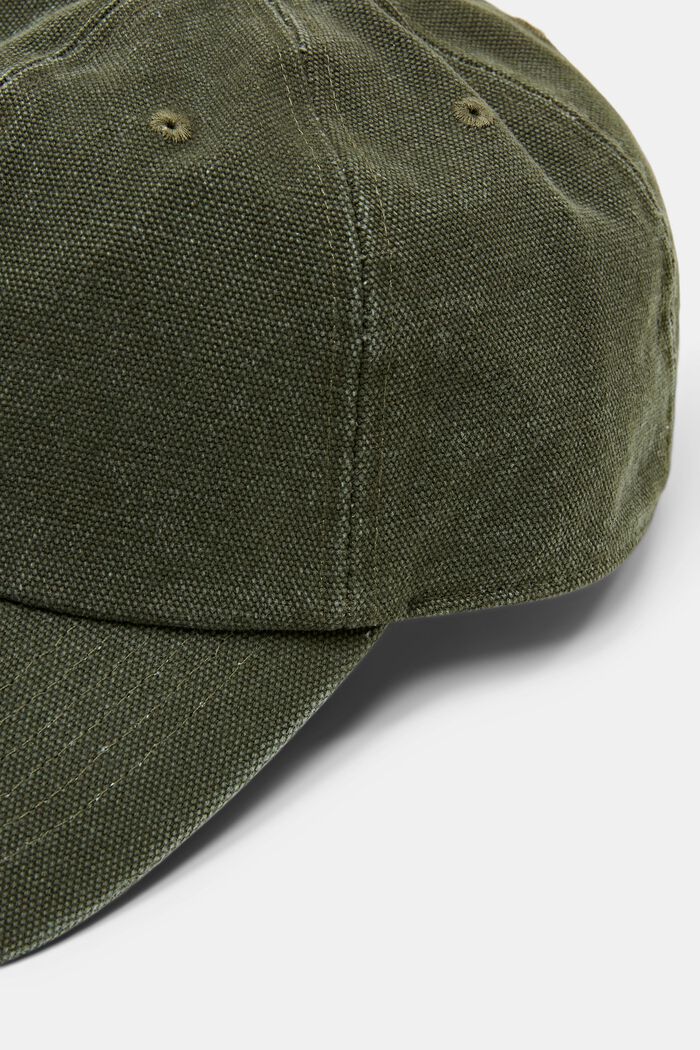 Gorra de béisbol de lona, KHAKI GREEN, detail image number 1