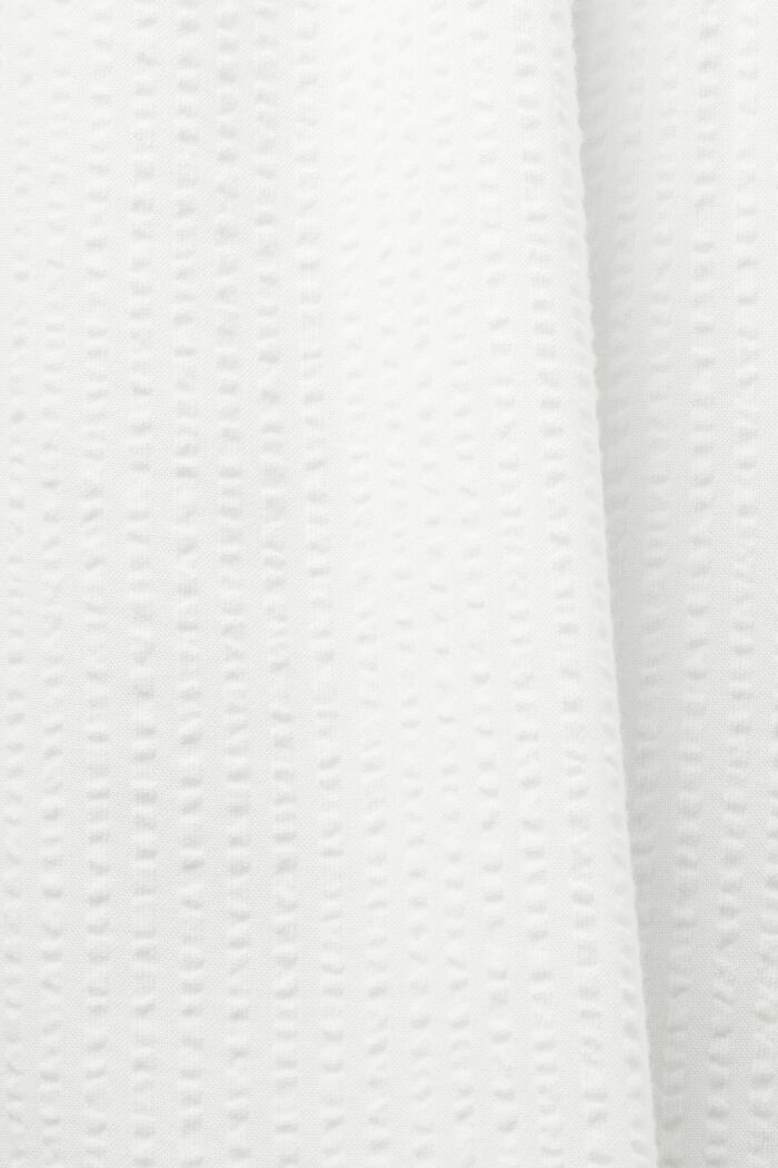 Vestido de tubo fruncido de largo midi, OFF WHITE, detail image number 4