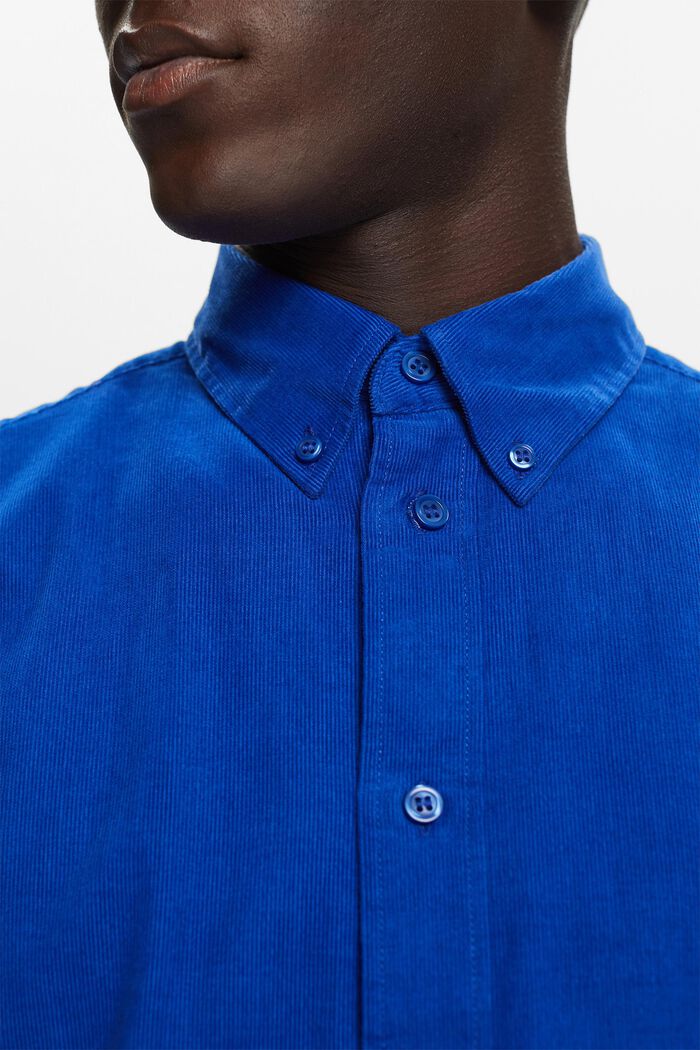 Camisa de pana en 100% algodón, BRIGHT BLUE, detail image number 2