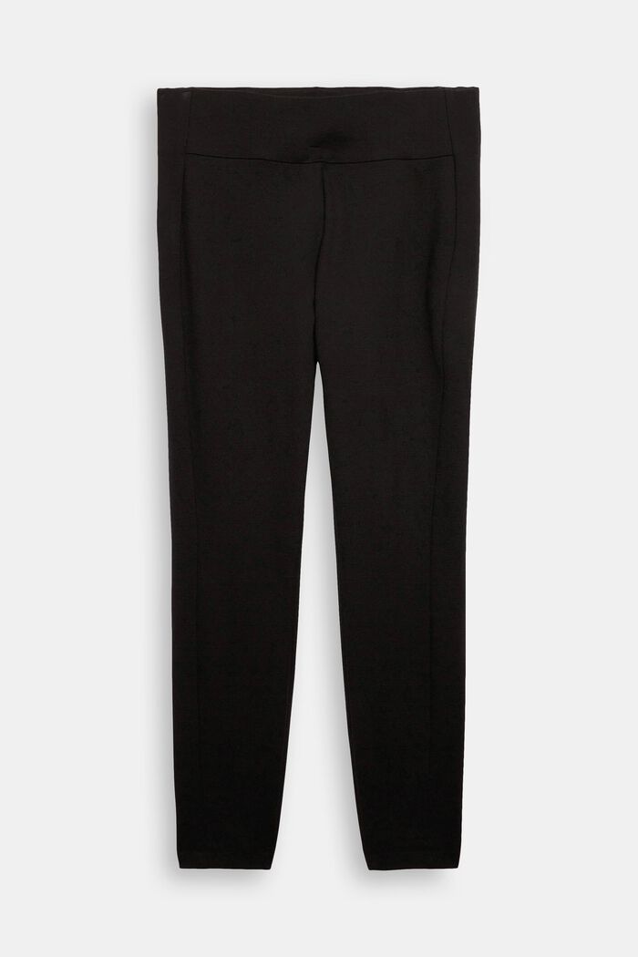 CURVY pantalones elásticos, BLACK, overview