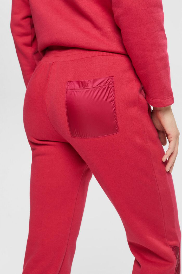 Pantalones de felpa con bolsillo en la pierna, CHERRY RED, detail image number 2