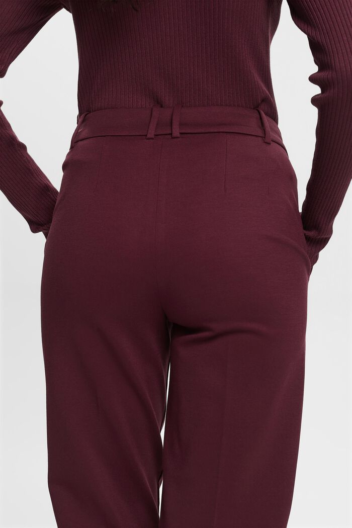 Pantalones tapered SPORTY PUNTO Mix&Match, AUBERGINE, detail image number 2