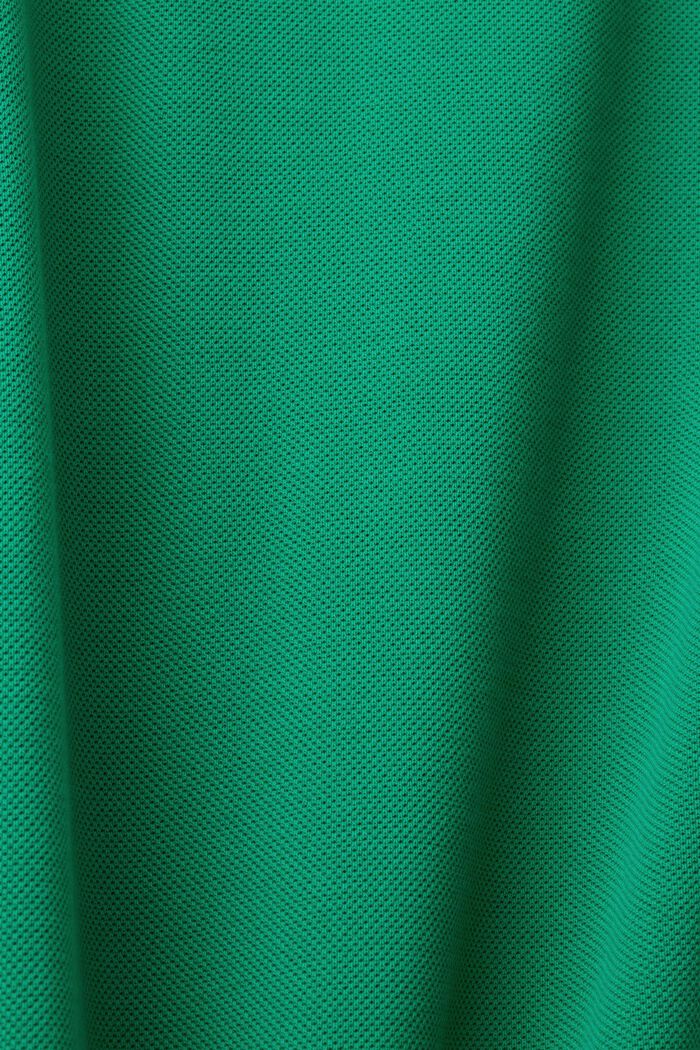 Polo de piqué de algodón, GREEN, detail image number 5