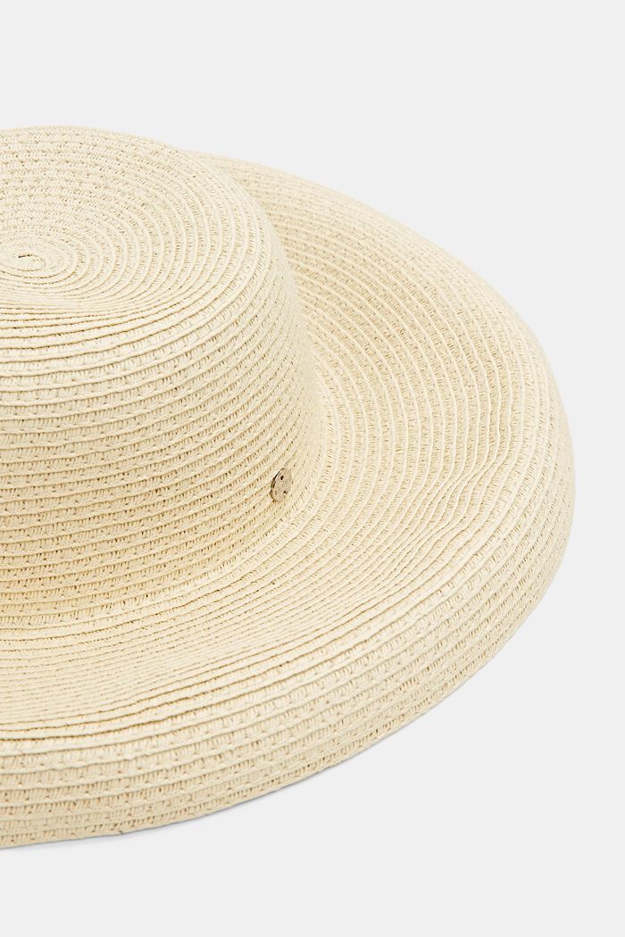Sombrero de rafia, CREAM BEIGE, detail image number 1