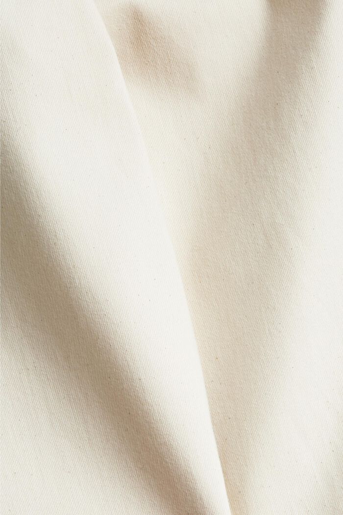 Pantalón zanahoria en algodón ecológico, OFF WHITE, detail image number 4