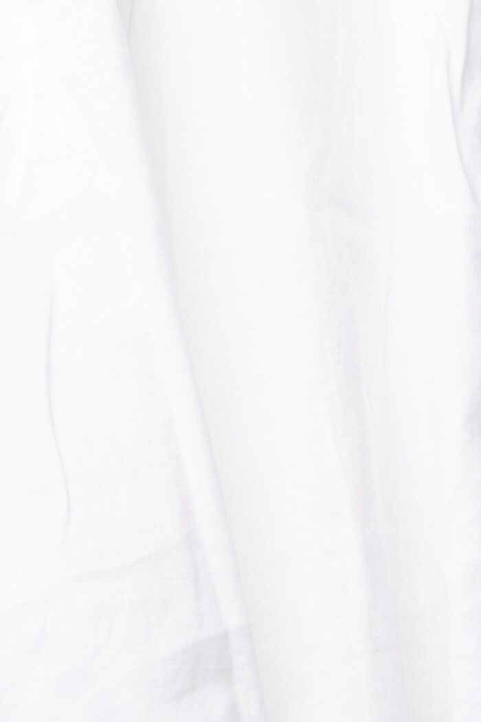 En mezcla de lino: camisa jaspeada, WHITE, detail image number 4