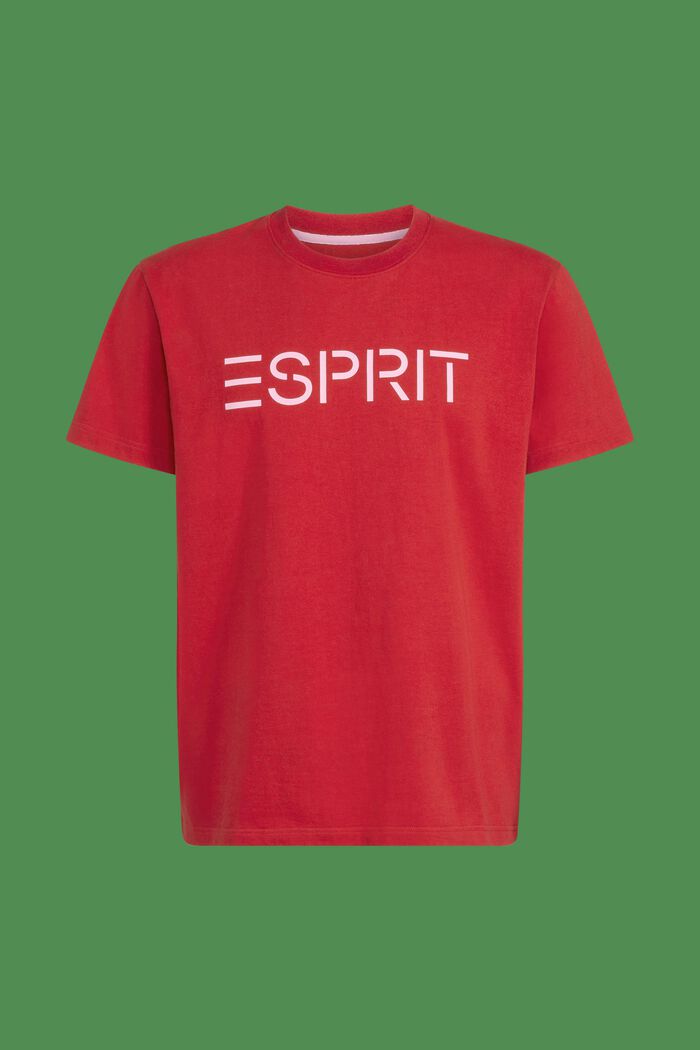 Camiseta unisex en jersey de algodón con logotipo, RED, detail image number 6