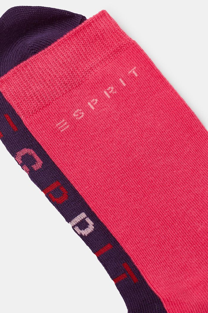 Calcetines infantiles con logotipo, LILAC/PINK, detail image number 1