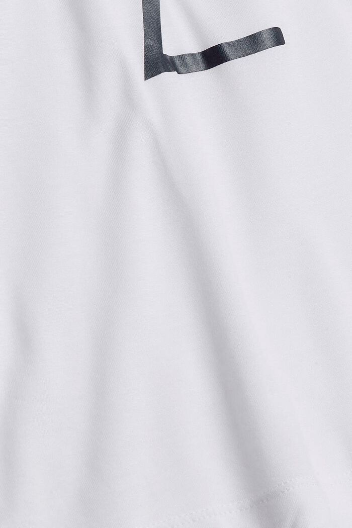 Camiseta de LENZING™ ECOVERO™ con estampado, WHITE, detail image number 4