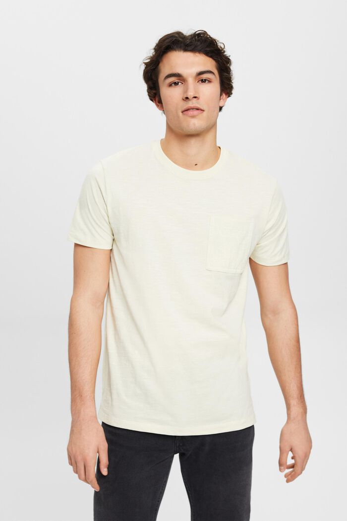 Camiseta de algodón con bolsillo en el pecho, ICE, detail image number 0