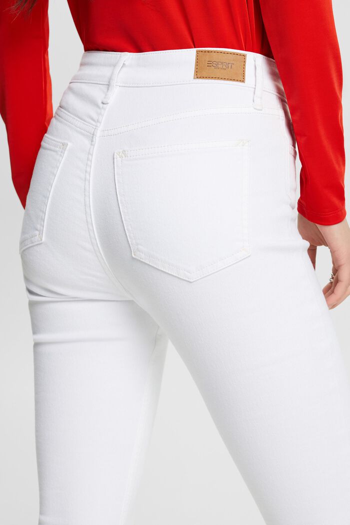 Jeans high-rise skinny fit, WHITE, detail image number 3
