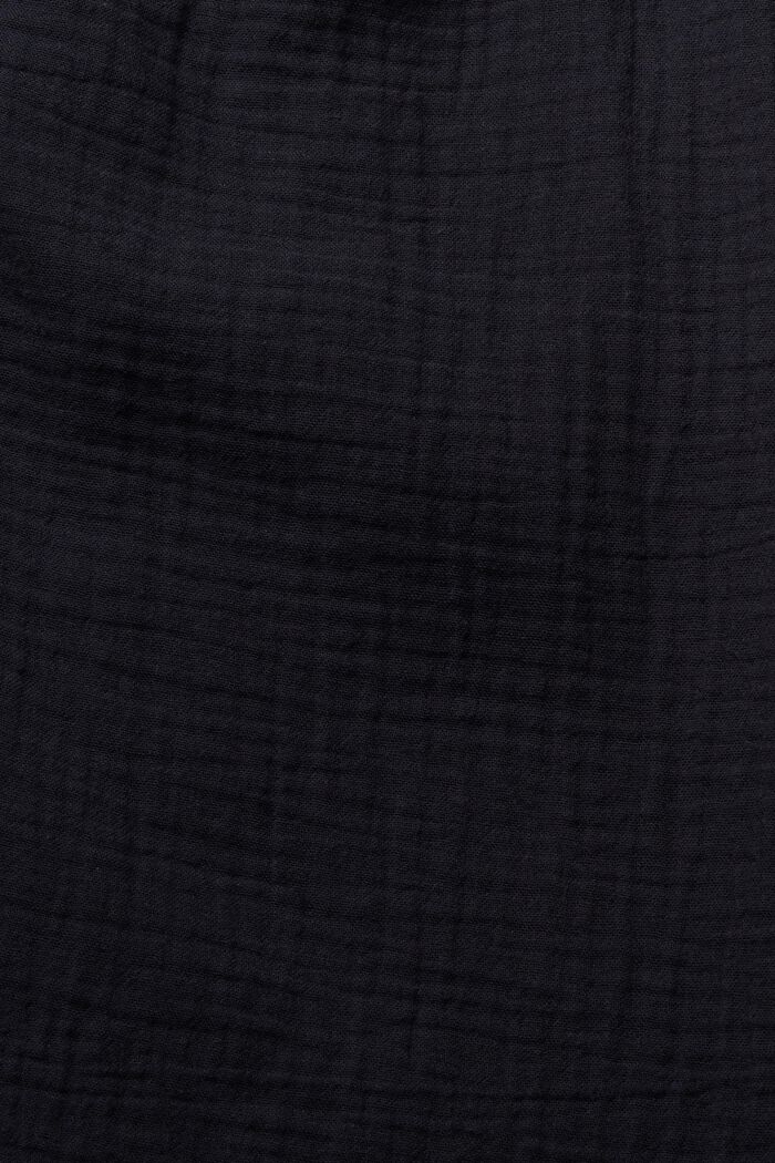 Blusa con efecto arrugado, BLACK, detail image number 6