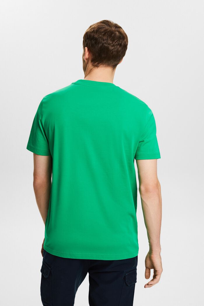 Camiseta de jersey con cuello redondo, NEW GREEN, detail image number 3