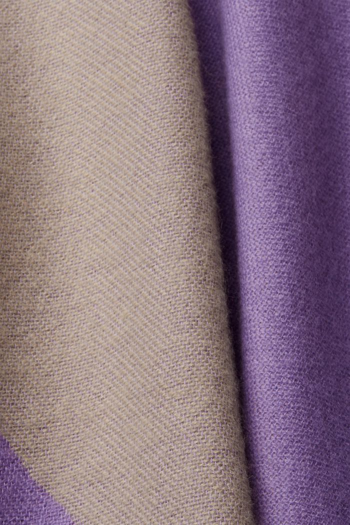 Poncho bicolor, LILAC, detail image number 1