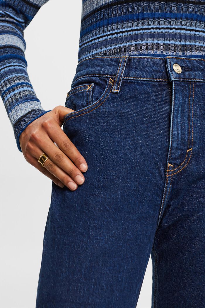 Jeans high-rise retro slim fit, BLUE MEDIUM WASHED, detail image number 1