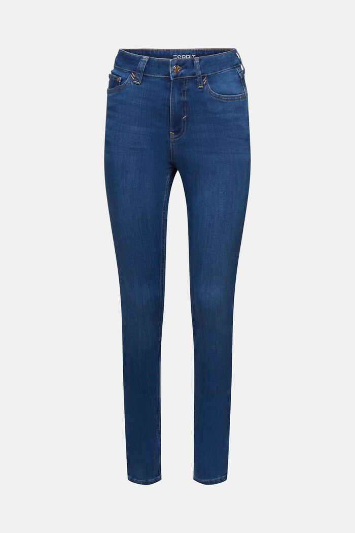 Jeans high-rise skinny, BLUE MEDIUM WASHED, detail image number 7