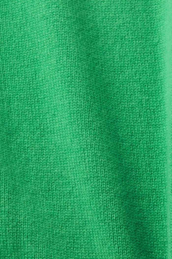 Jersey de cachemir, DARK GREEN, detail image number 5