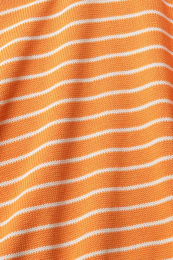 Jersey de algodón a rayas, GOLDEN ORANGE, detail image number 4