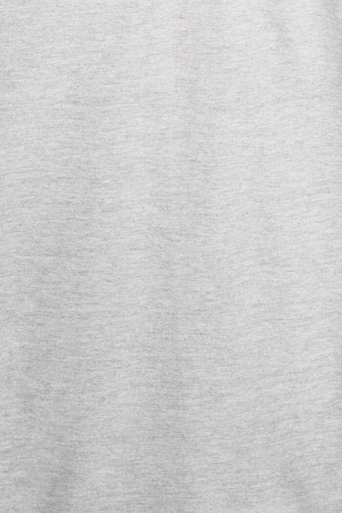 Camiseta jaspeada, LENZING™ ECOVERO™, MEDIUM GREY, detail image number 5