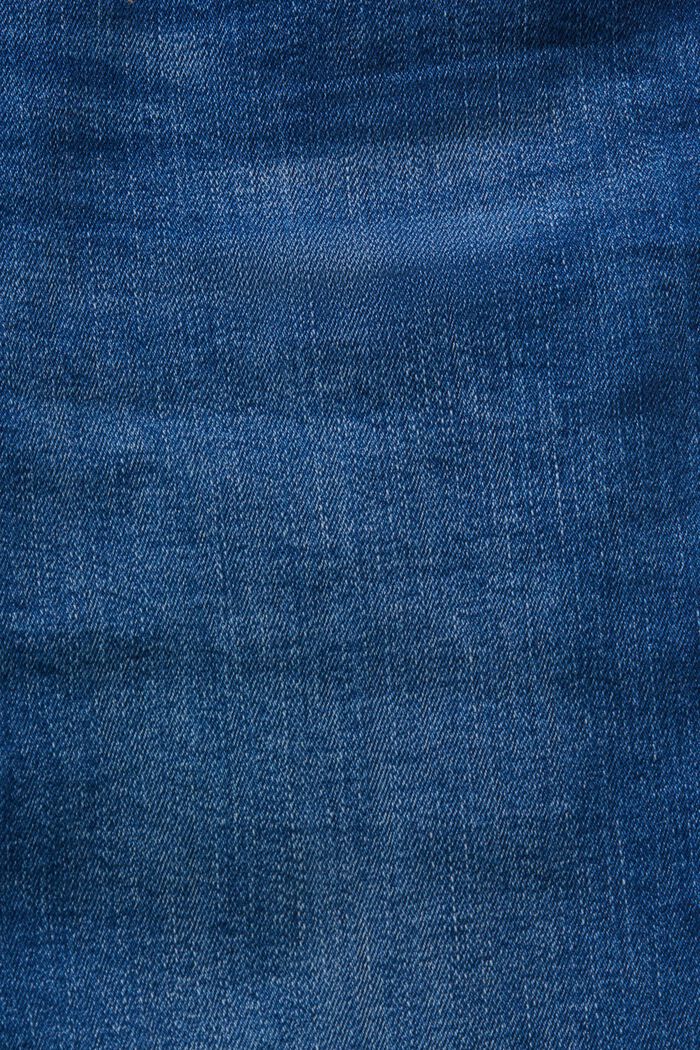 Vaqueros capri de algodón ecológico, BLUE MEDIUM WASHED, detail image number 6
