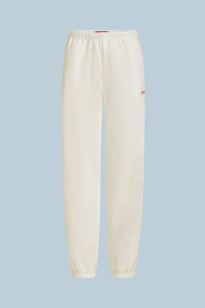 Pantalones de felpa unisex de algodón con logotipo