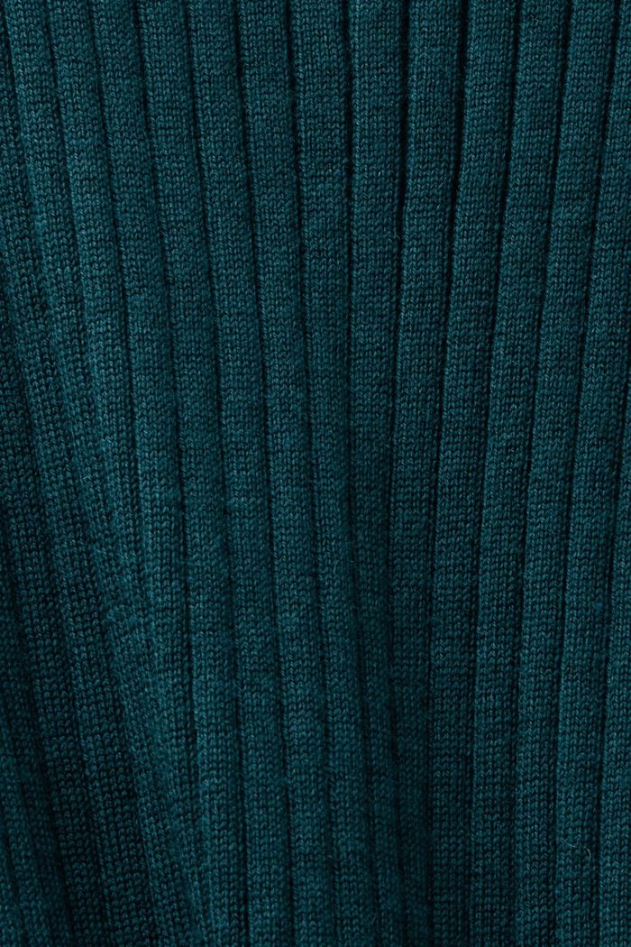 Jersey sin mangas de lana merino superfina, EMERALD GREEN, detail image number 5