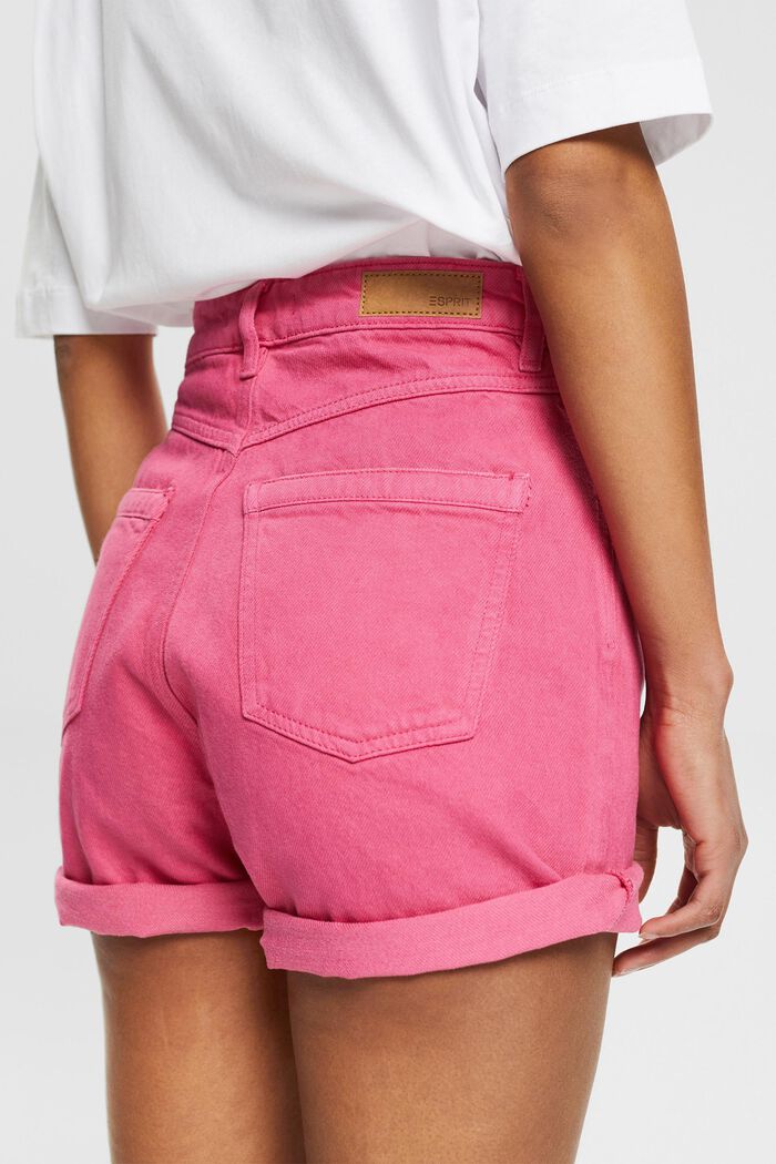 Shorts con efectos rotos, PINK FUCHSIA, detail image number 0