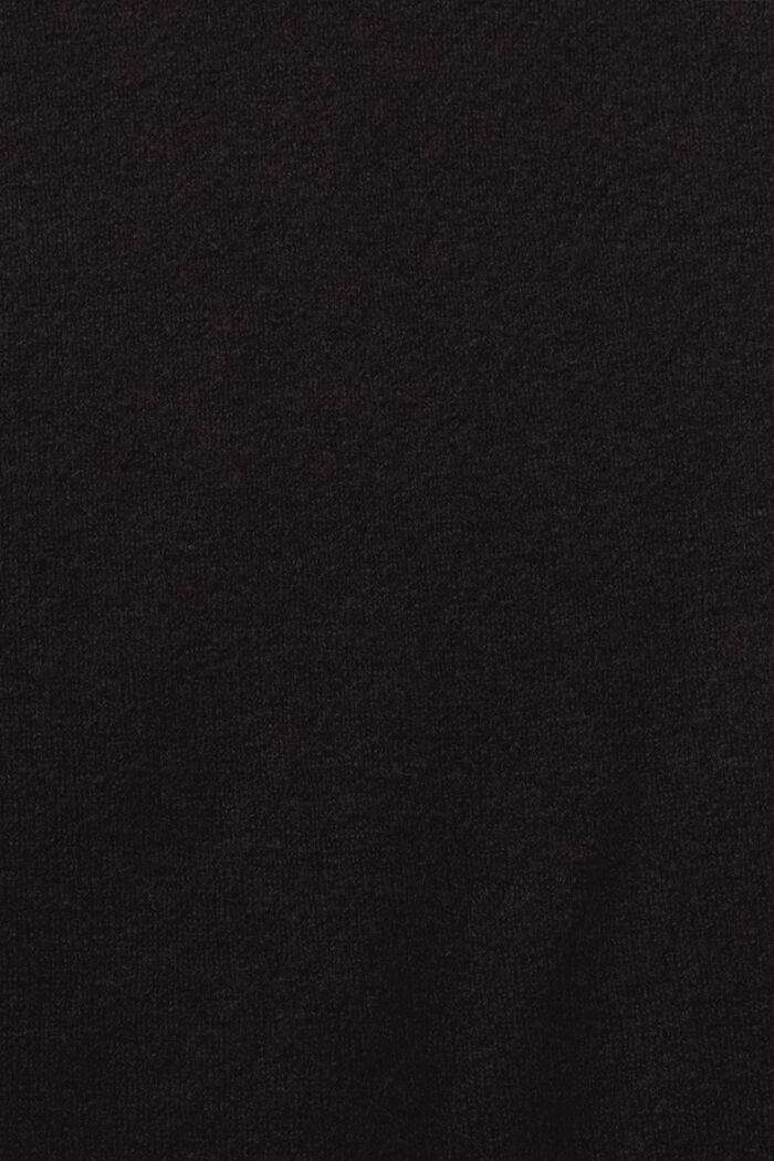 Chaleco de punto en mezcla de lana, BLACK, detail image number 5