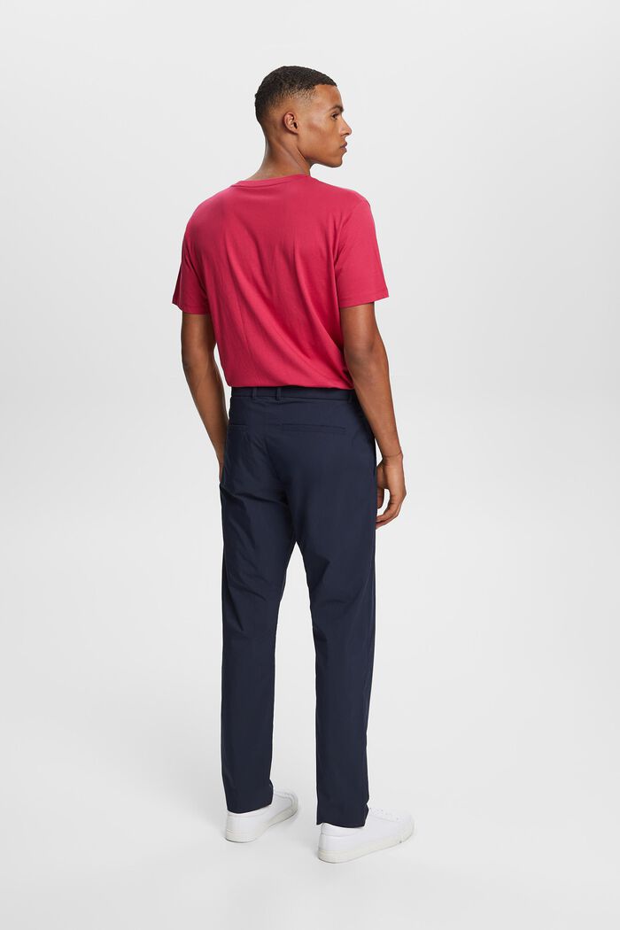 Pantalones chinos ligeros, mezcla de algodón, NAVY, detail image number 3