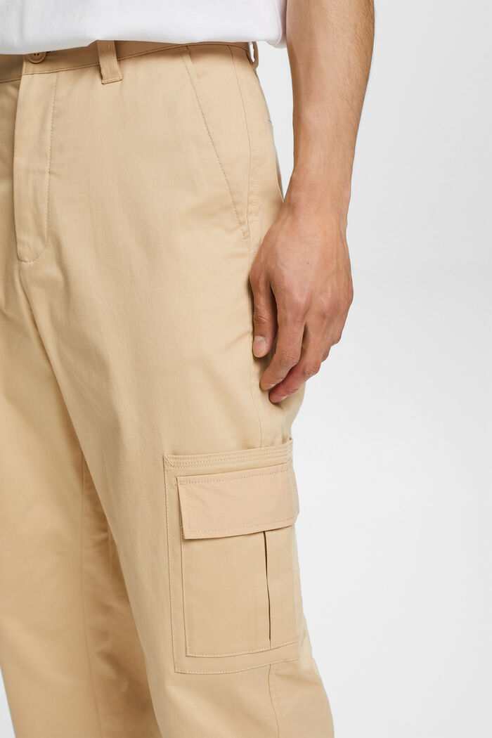 Pantalón cargo con dobleces, SAND, detail image number 2